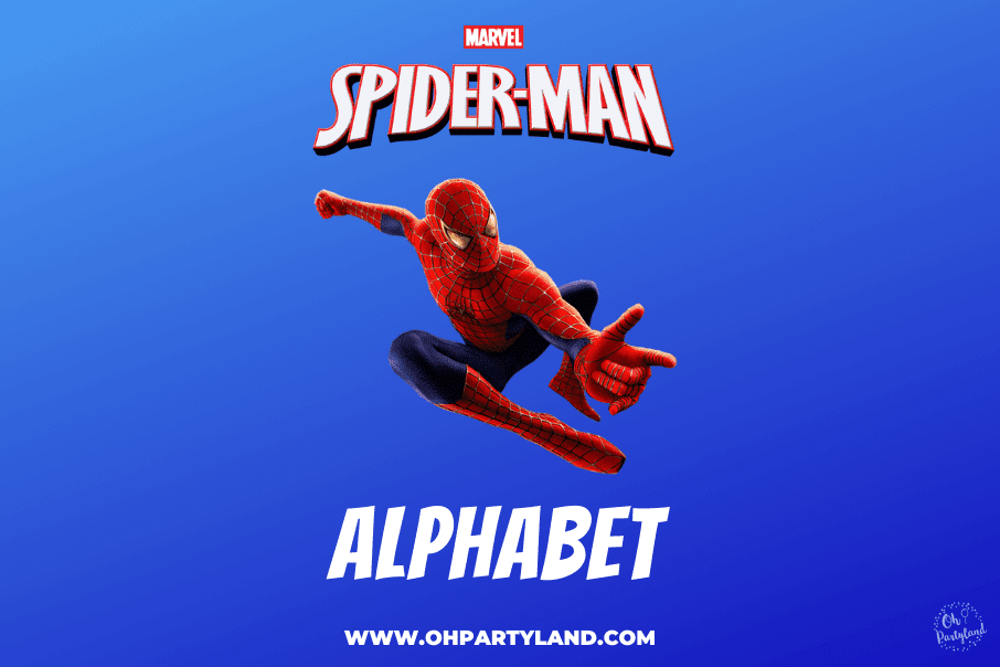 Spiderman-Alphabet