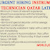 Urgent Hiring Instrument Technician Qatar Latest