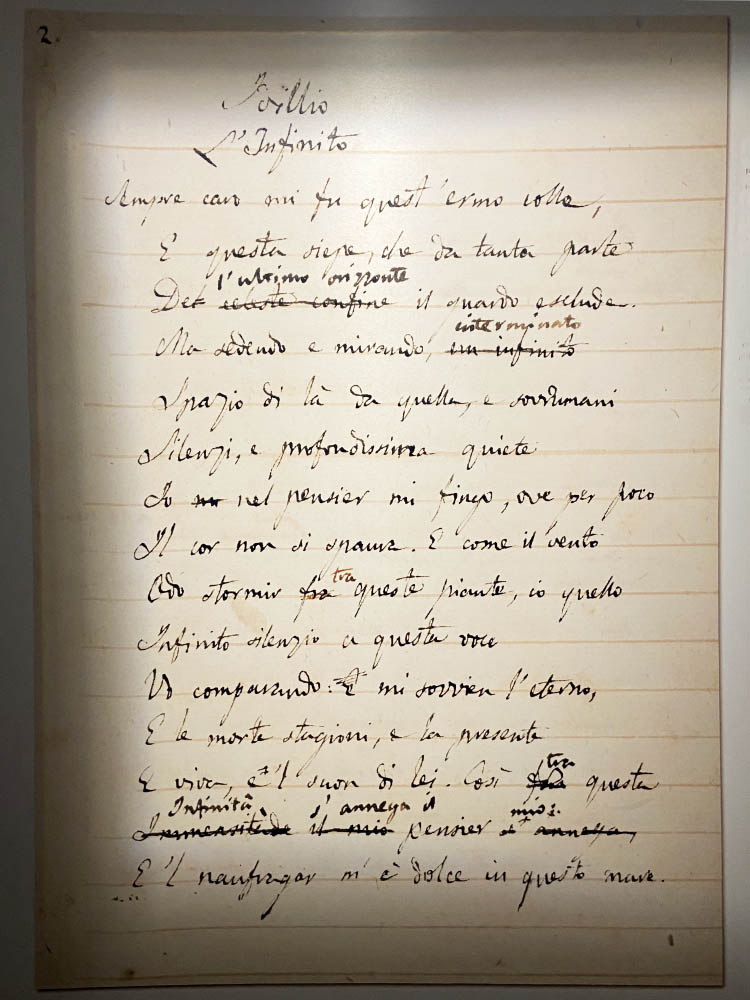 L'Infinito di Giacomo Leopardi