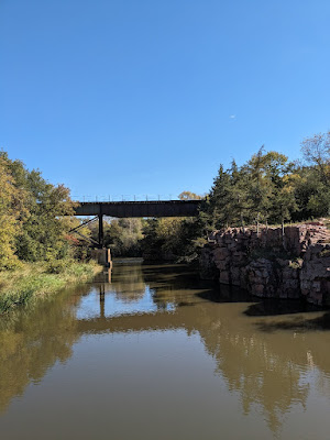 Railroad bridge over Devil's Gulch at Split Rock Creek in Garretson, SD