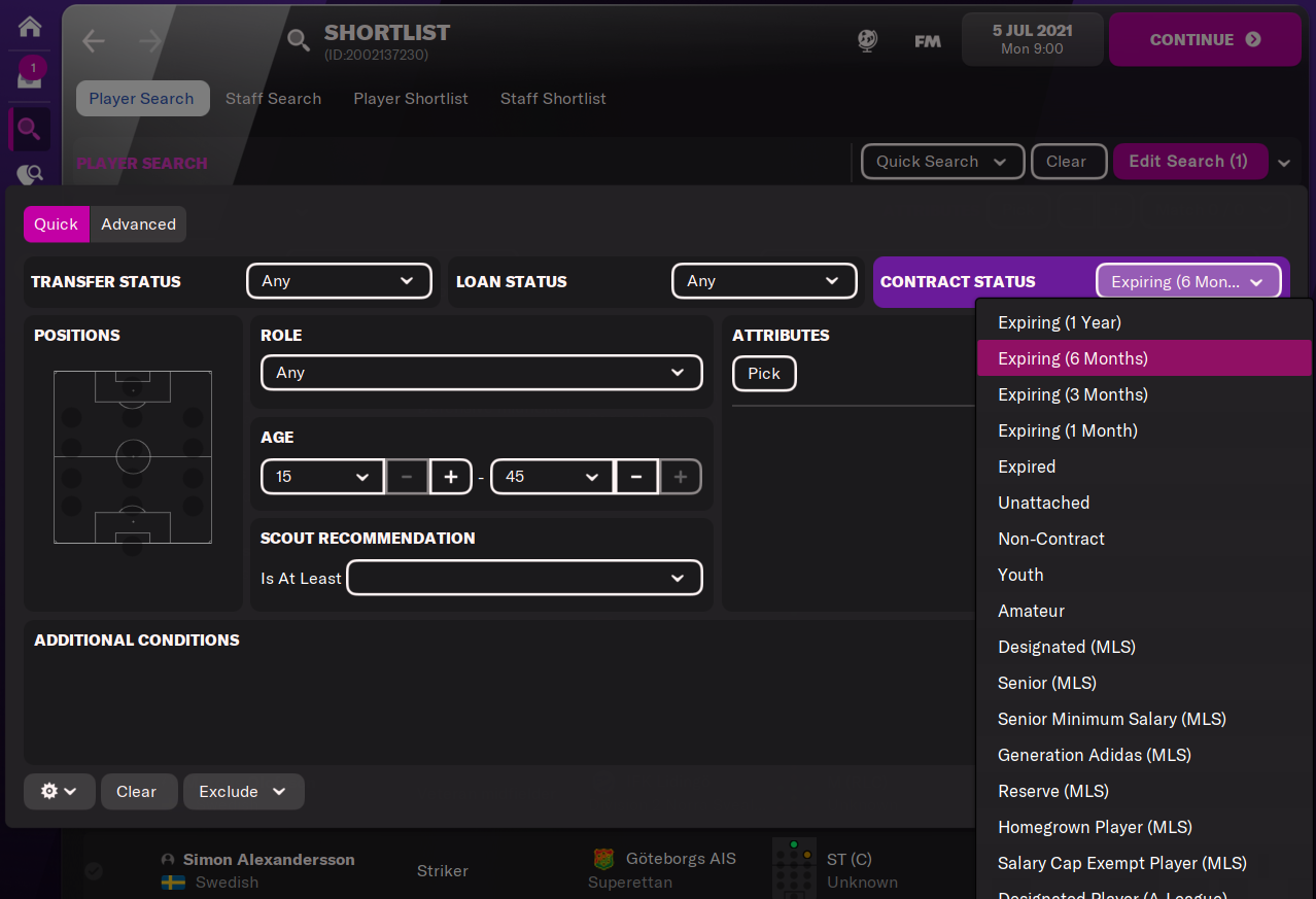 FM22 Bosman Challenge