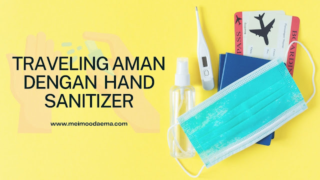 traveling aman hand sanitizer