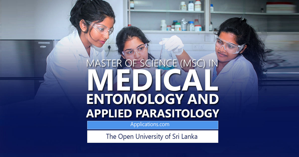 MSc in Medical Entomology and Applied Parasitology