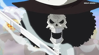 ワンピースアニメ WCI編 835話 ブルック | ONE PIECE ホールケーキアイランド編