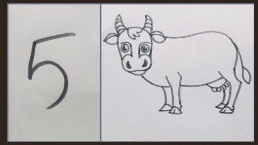 Best 20 Cow Drawing Sketch Painting Idea