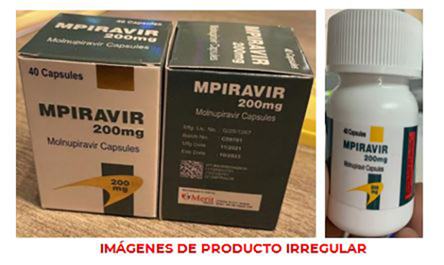 Productos irregulares se comercializan como el tratamiento para COVID-19 aprobado la semana anterior