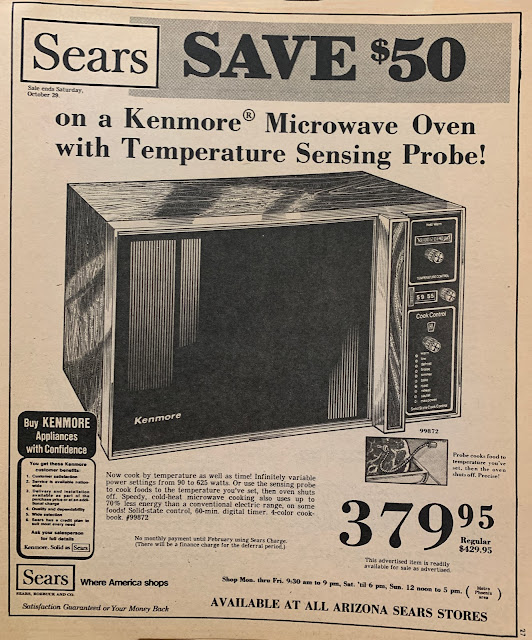 History Adventuring: Buying a Microwave Oven from Sears in 1977