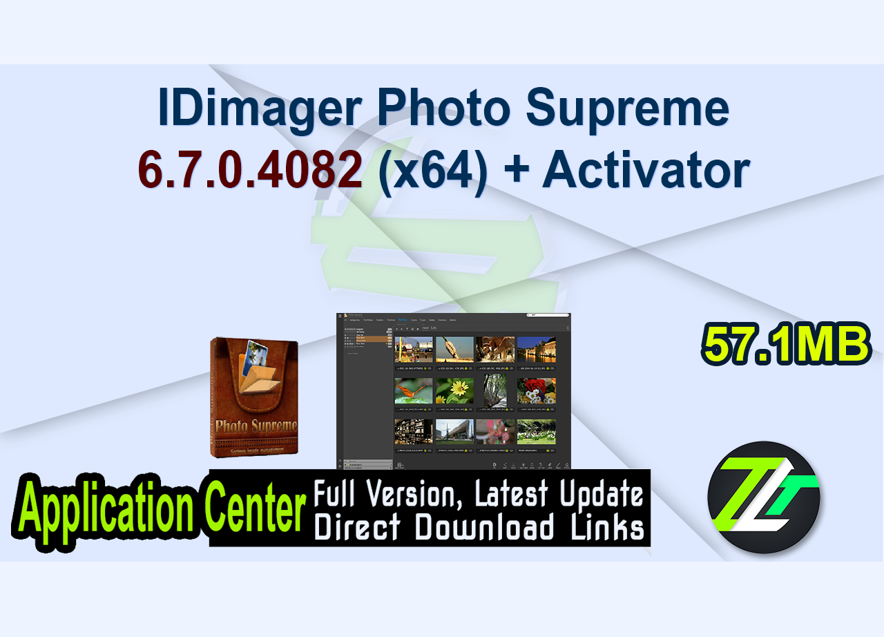 IDimager Photo Supreme 6.7.0.4082 (x64) + Activator