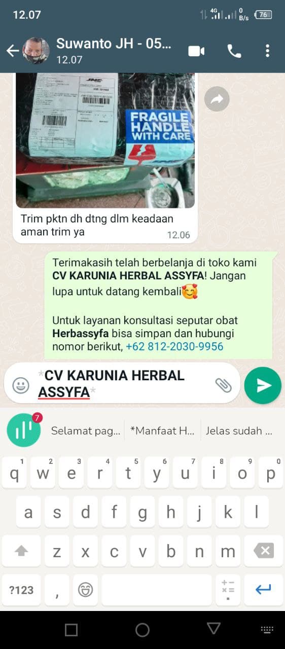 Testimoni Herbassyfa