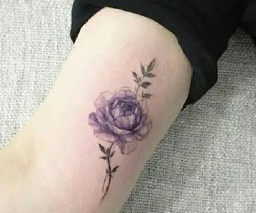 aztec rose tattoo