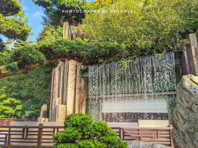 【香港好去處】港版「小京都」「金閣寺」南蓮園池（Nan Lian Garden） - 銀帶瀑布