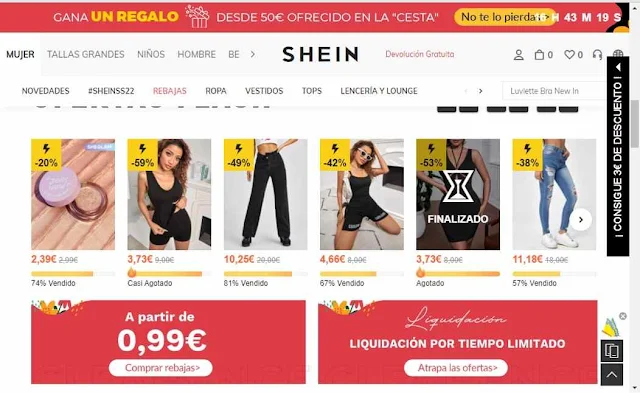 shein ropa de mujer