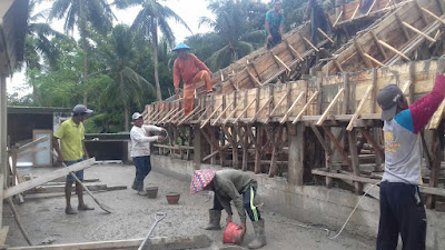 FOTO: Proses Renovasi Pembangunan Masjid An Nur Kuduk-kuduk Patarselamat