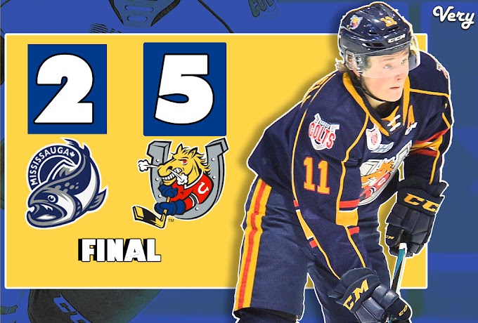 Mississauga Steelheads 2 | Barrie Colts 5 (Video Highlights)