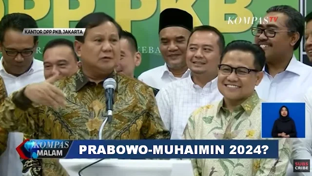 Tiga kali Prabowo Subianto kalah Pilpres 3 Kali Kalah Pilpres, PKB Ngaku Masih Percaya Prabowo, Prabowo-Muhaimin Bisa Saja Terjadi