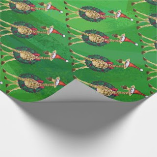 Animal Parade Giraffe Wrapping Paper