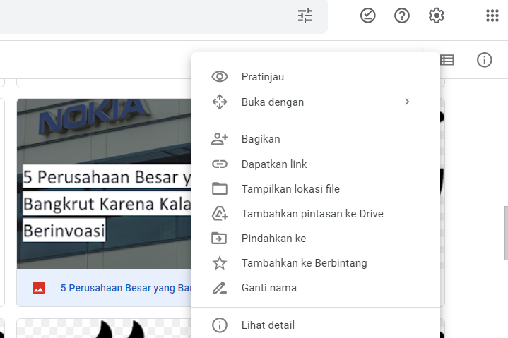 Disable Download Google Drive