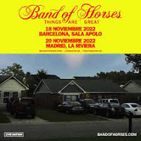 Conciertos Band of Horses noviembre 2022