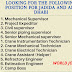 looking for the following Position for Jadida and Abu Dhabi