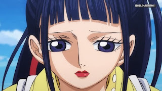 ワンピースアニメ 902話 ワノ国編 | ONE PIECE 残雪の菊の丞 お菊 かわいい Kikunojo Okiku