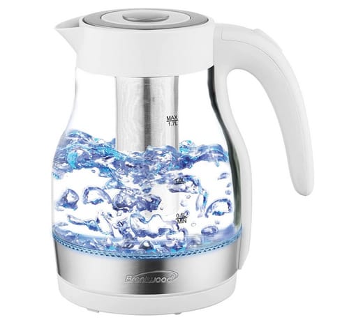 Brentwood KT-1962W Cordless Automatic Electric Glass Kettle