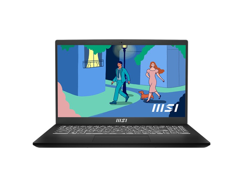 MSI Modern 15 B11M 012ID, Laptop 15 inci Bertenaga Intel Core i7