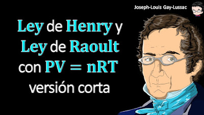 Deduzca las leyes de Henry y Raoult a partir de la ecuación de estado de los gases ideales.