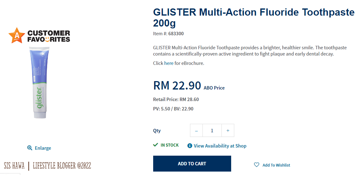 harga-ubat-gigi-glister-amway