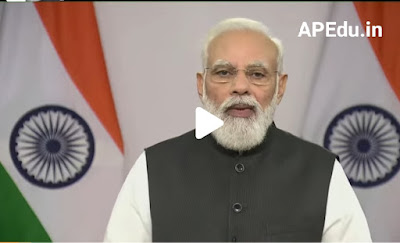 Modi's speech today addressed to the nation
