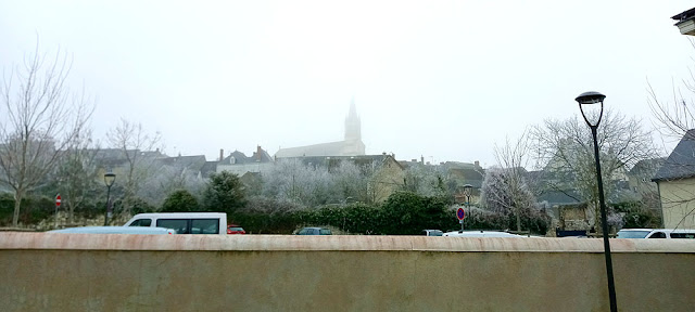 Freezing fog, Sainte Maure de Touraine, Indre et Loire, France. Photo by Loire Valley Time Travel.
