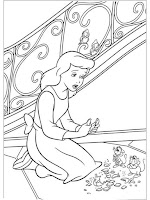 Cinderella coloring sheet