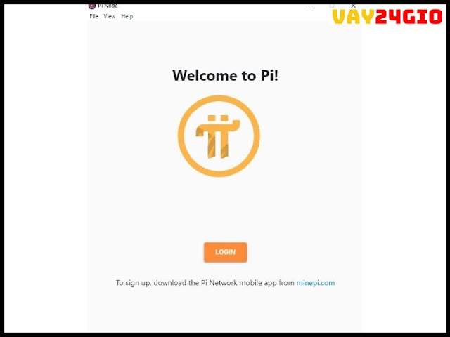 Hướng dẫn đăng nhập tài khoản Pi Network