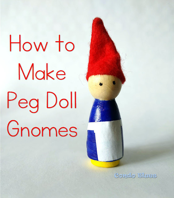 how to make wood peg doll gnomes
