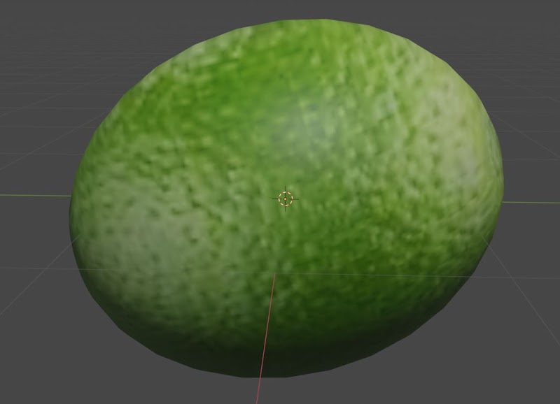 Lemon fruit 3d model free blender fbx