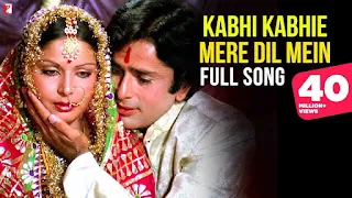 Kabhi Kabhi Mere Dil Me Khayal Aata Hai Lyrics -  Lata Mangeshkar | Amitabh Bachchan