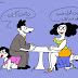 الكاريكاتير يحتفى بالفنان سمير عبد الغني بالروسى