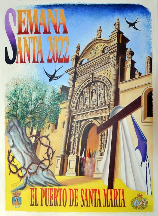 Cartel anunciador de la Semana Santa de El Puerto de El Puerto de Santa María 2022
