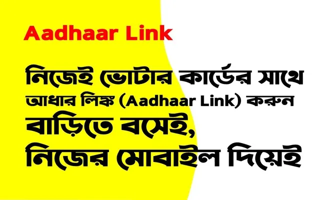 aadhaar and voter link