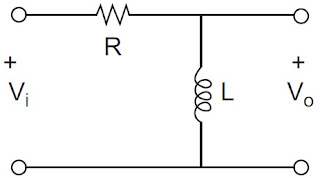 RL HPF Calculator circuit diagram