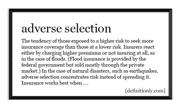 What is the Definition of Adverse Selection?