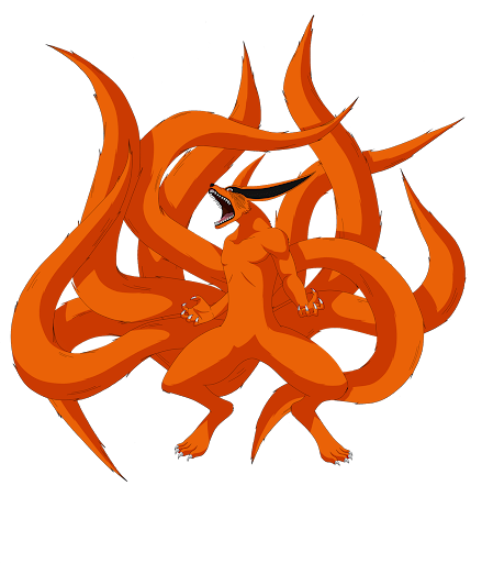 imagenes de personajes de nueve colas kurama naruto tamaño grande
