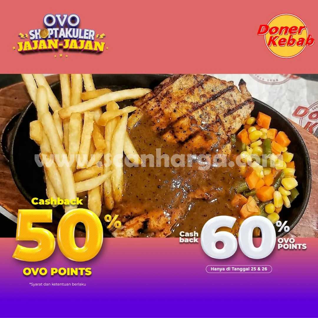 Promo DONER KEBAB OVO – CASHBACK hingga 50%