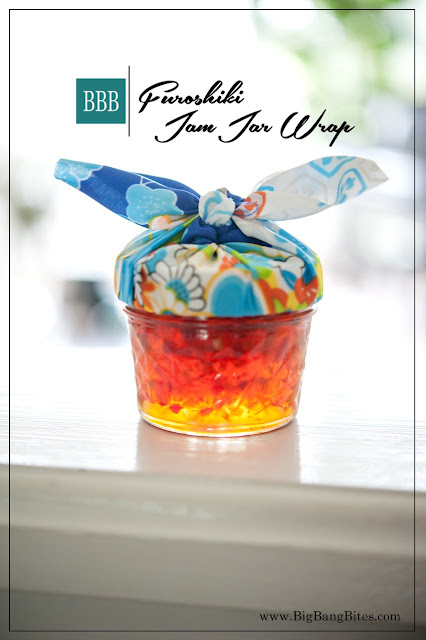 Furoshiki Jam Jar Wrap