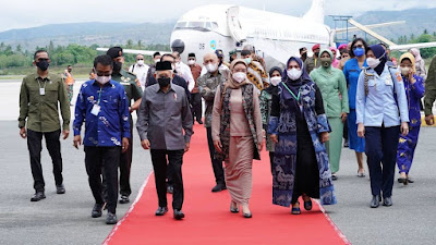 Pangdam XIII/Merdeka Hadiri Kunker Wakil Presiden RI di Sulawesi Tengah