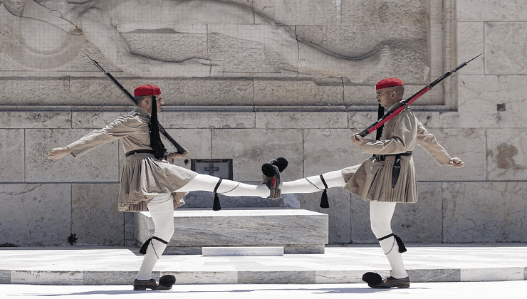 Changing of the Guard at Syntagma Square