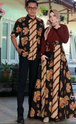 Kemeja batik solo pasangan Modern