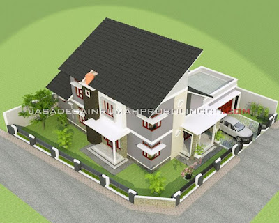 Desain Rumah 2 Lantai Probolinggo