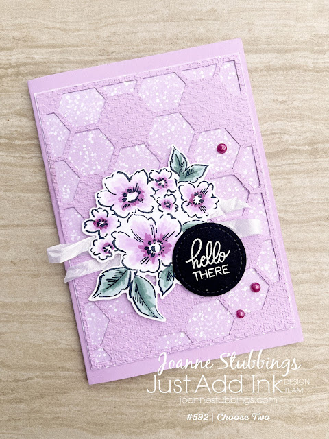 Jo's Stamping Spot - Just Add Ink Challenge #592 using Hand-Penned Petals stamp set by Stampin' Up!