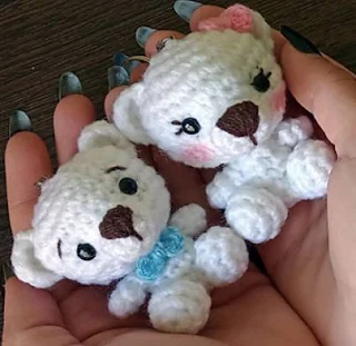 PATRON GRATIS OSO POLAR AMIGURUMI 48115 🐻‍❄️