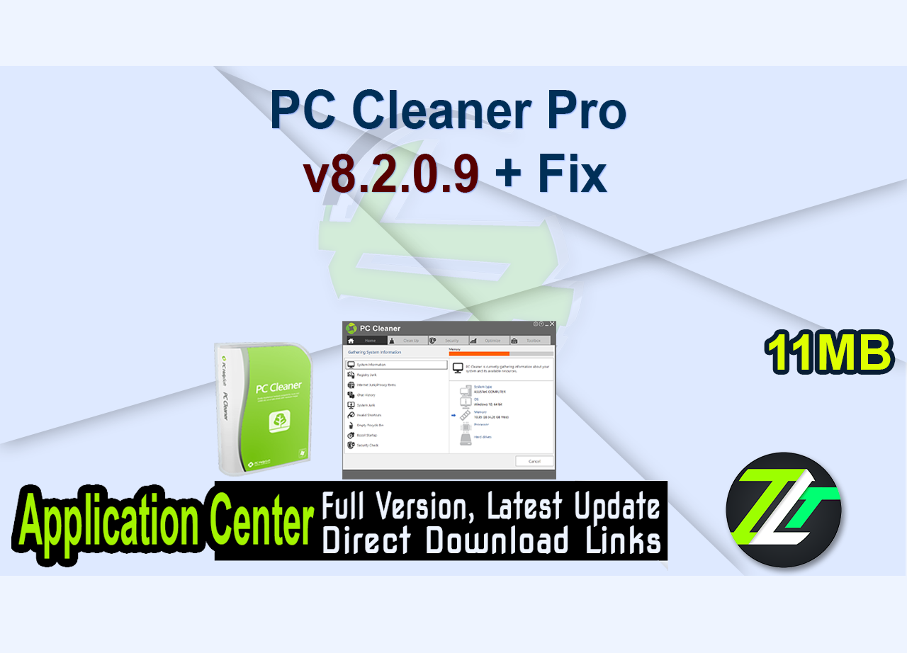 PC Cleaner Pro v8.2.0.9 + Fix